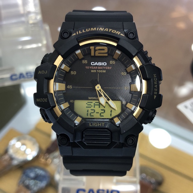 Casio 10 shop year battery wr100m