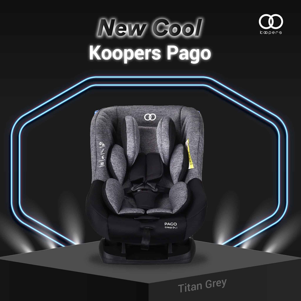 (MyCRS RM149 only!) Koopers Pago Car Seat 100 Original Koopers 4years