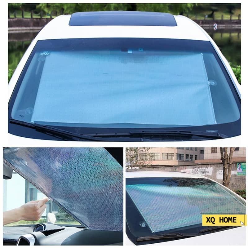 Car Windshield Sun Shade Foldable UV Protective Auto Sun Visor Front ...