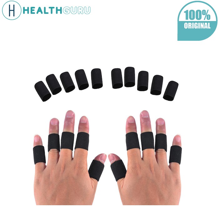 HealthGuru Stretchy Finger Sleeve Support Wrap Finger Wrap Thumb