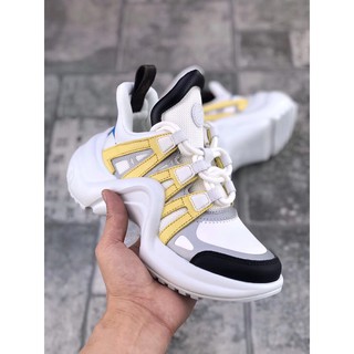 Lv Archlight Sneakers For Women Sneakers Cowhide Leather Kasut Sport  Running Training Gym Zumba Shoes Perempuan
