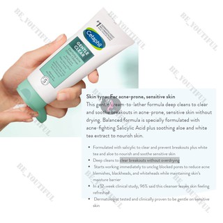Cetaphil Gentle Clear Acne Facial CleanseMoisturiser Salicylid Acid