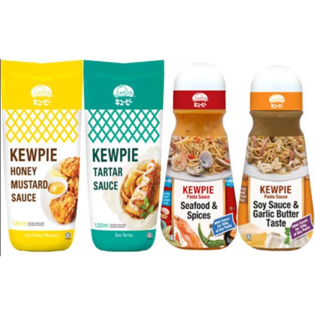 KEWPIE Soy Sauce Honey Mustard/ Tartar Sauce/ Seafood & Spices/ Soy