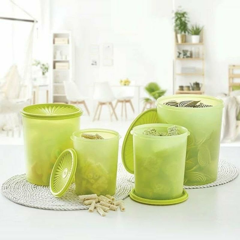 Green Deco Canister Tupperware Shopee Malaysia