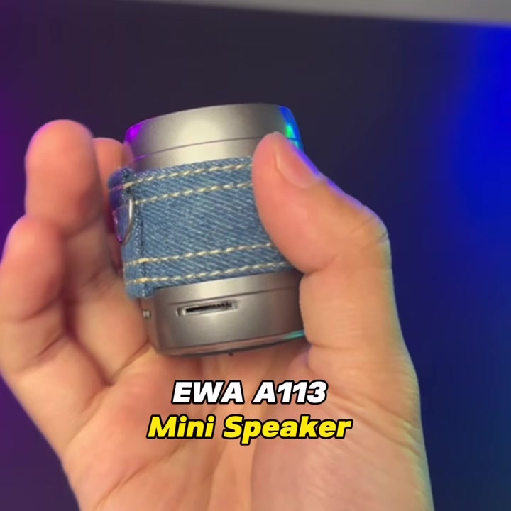 EWA A113 TWS Mini Wireless Speaker Bluetooth 5.0 HiFi Sound Deep Bass ...