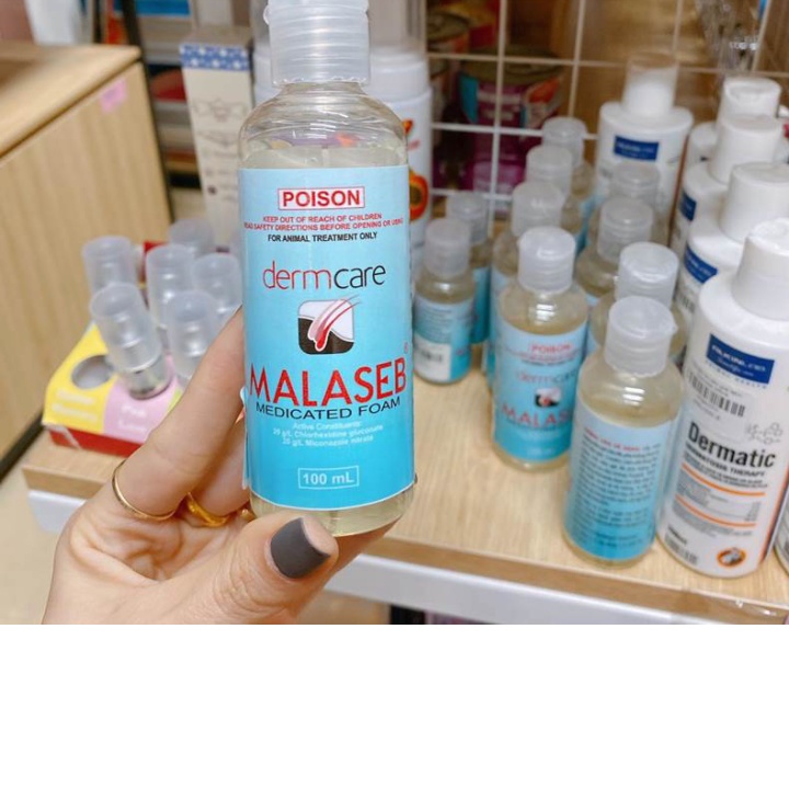 (Speed) Dermcare Malaseb Shower Gel For Fungi, Dog / Cat Dermatitis