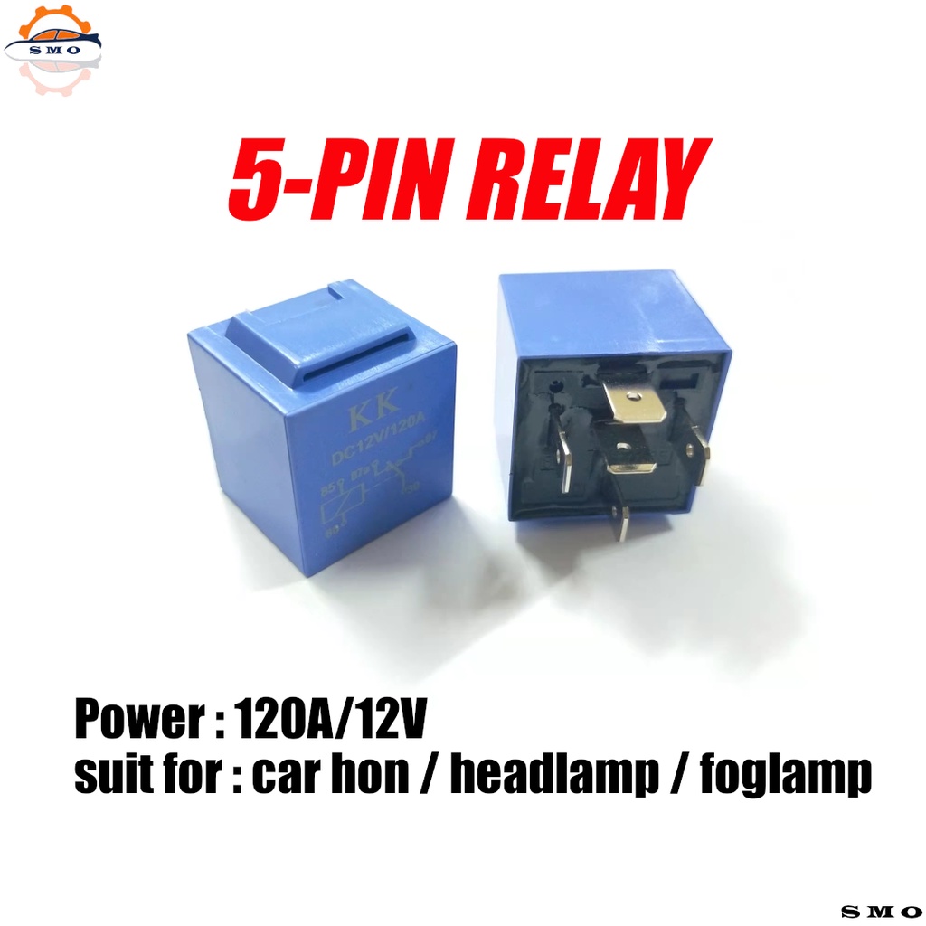 12v 120A 5 Pin Car Relay Control Device Install Relay Changeover ...