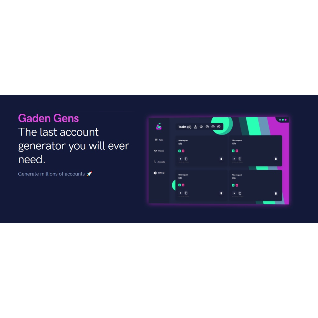 Gaden Gens GadenGens Nike Account Generator MY SG TH UK US AU Shopee Malaysia