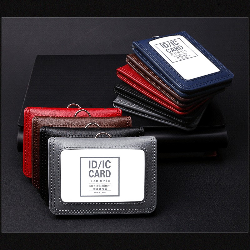 US Police Reporter Doctors Badge Holder Genuine Leather Cowhide Name ...
