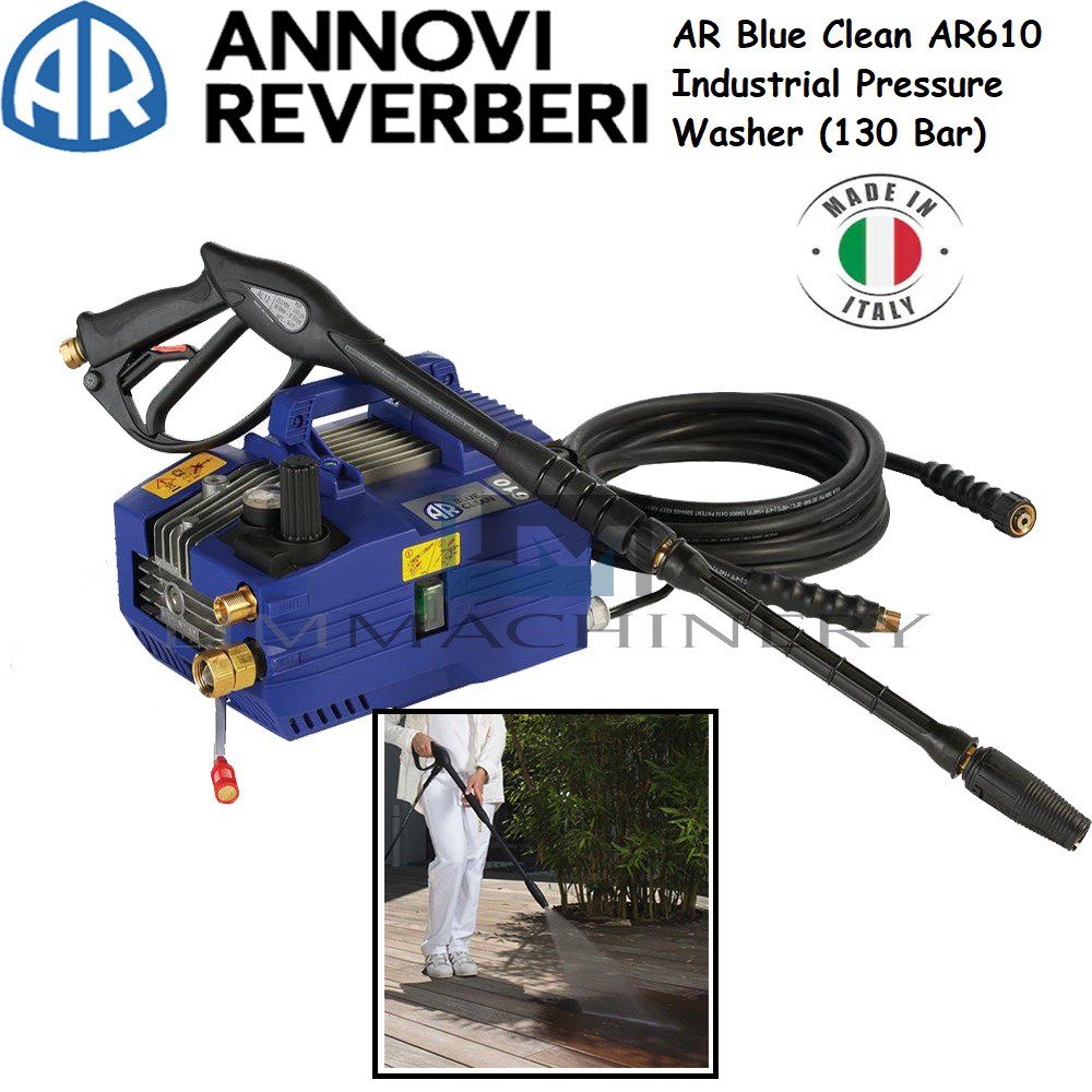 Annovi & Reverberi Blue Clean AR610 Portable Industrial Pressure Washer ...