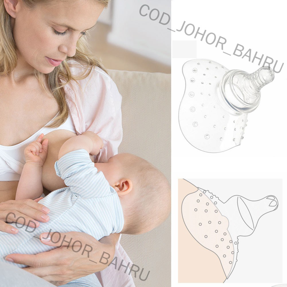 COD_JOHOR_BAHRU Semicircle Style Maternity Silicone Nipple Shield