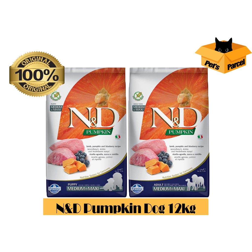 Puppy Medium Grain Free Pumpkin Dog Food Farmina N&D Dog Food