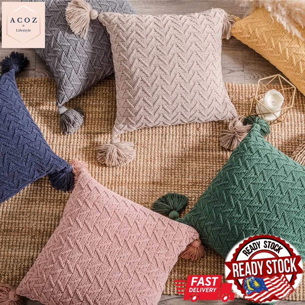 ACOZ💥Malaysia Ready Stock 45x45cm 💥 Colorful sofa pillow/Waist living