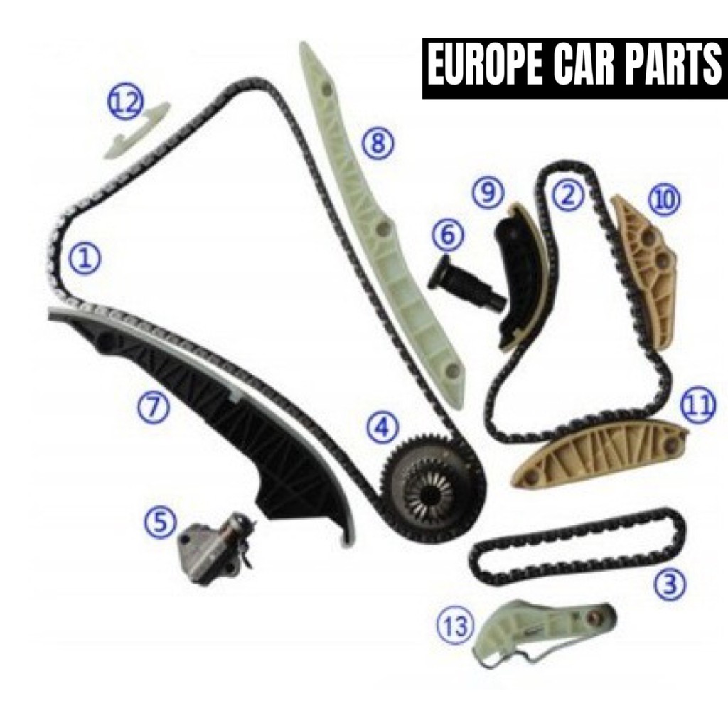 06H198119 TIMING CHAIN SET EA888 GEN2 1.8 2.0 VOLKSWAGEN GOLF / TIGUAN