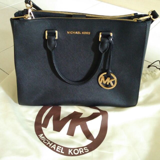 Michael Kors Black Sutton outlet Large Tote