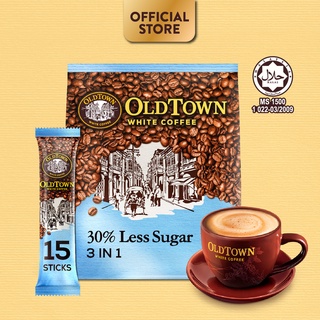 OLDTOWN Instant Premix White Coffee, 15 Sticks [HALAL] | Shopee