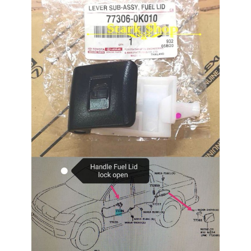 ORIGINAL TOYOTA HILUX KUN25 / INNOVA TGN40 /FORTUNER TGN51 FUEL TANK