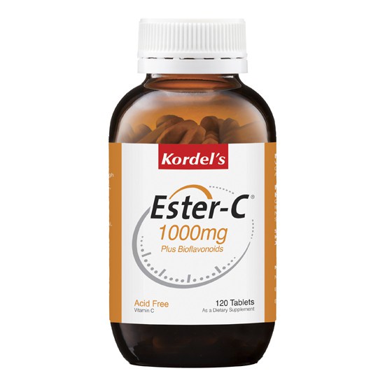 Kordel's Ester-C 1000mg Plus Bioflavanoids Vitamin C (30's) | Shopee ...