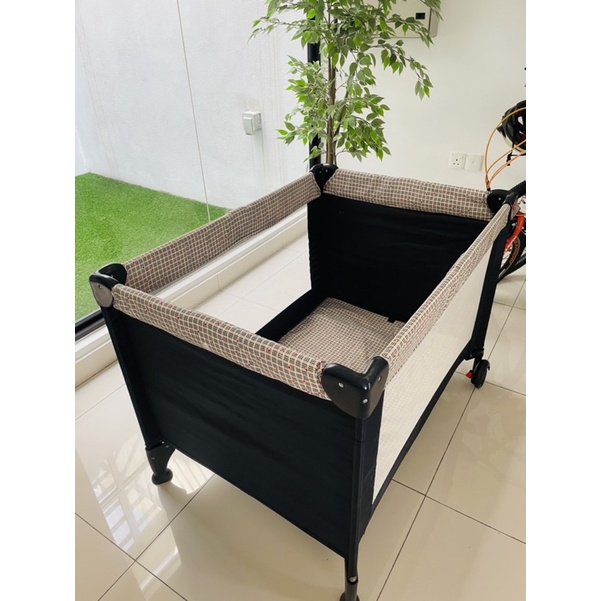 Self pickup Second Hand Bundle Baby Cot Portable Baby Bed Playpen Travel Cot Mosquito Net Baby Crib Katil Bayi Shopee Malaysia