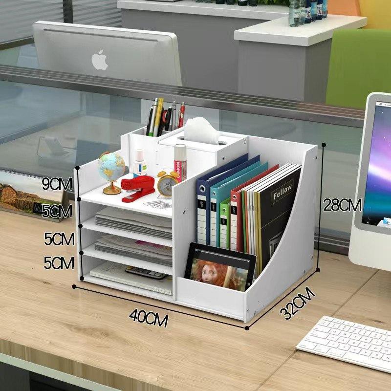 Document Rack Office Table Storage File Organizer Document Paper Tray ...