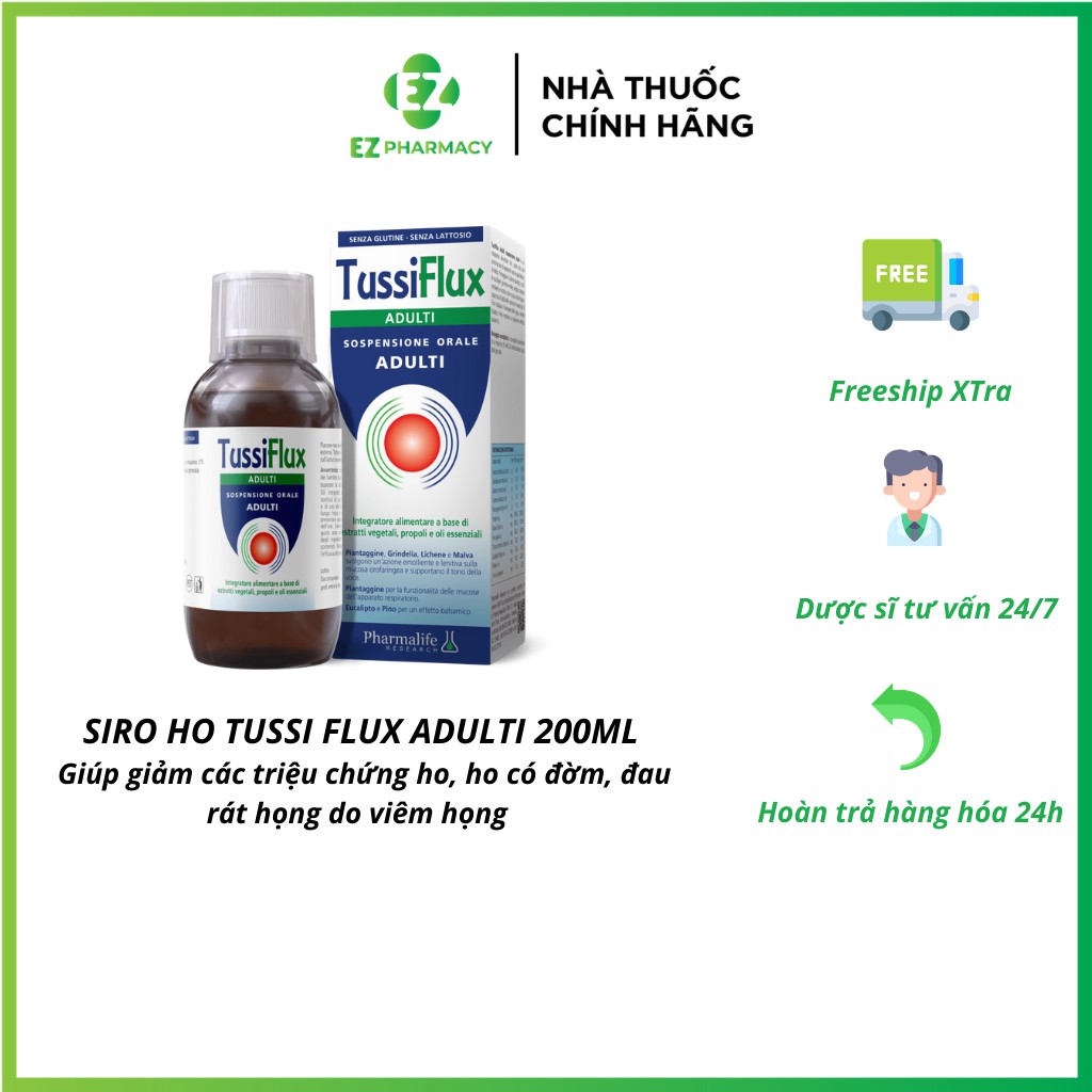 Tussi Flux Adulti Cough Syrup Helps Reduce Cough Symptoms, Coughs