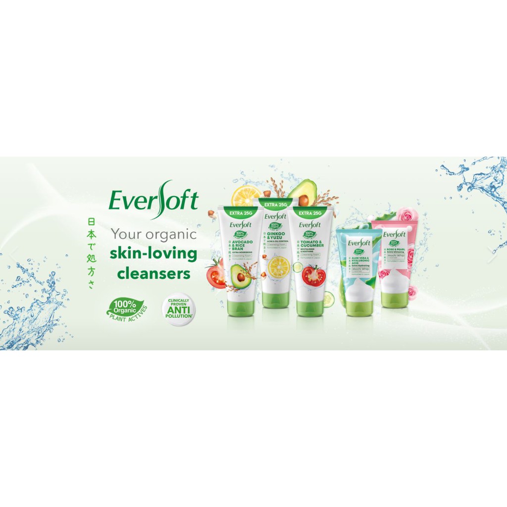 Eversoft Facial Cleanser 195g | Shopee Malaysia
