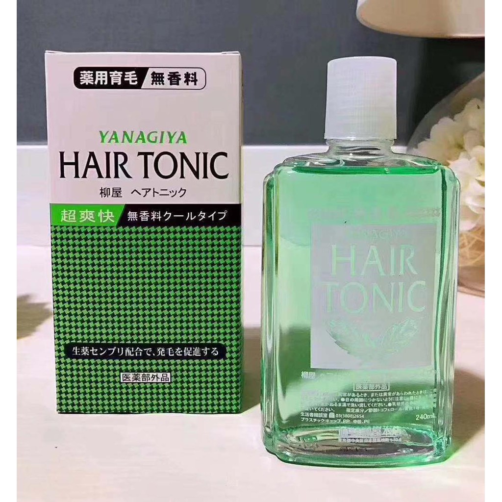 YANAGIYA Hair Tonic 240ml Original Japan Produk Hair Growth & Anti Hair
