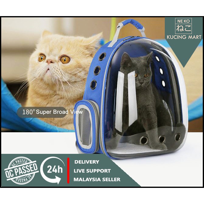 Beg Kucing Backpack Kucing Pet Backpack Pet Carrier Cat Carrier by
