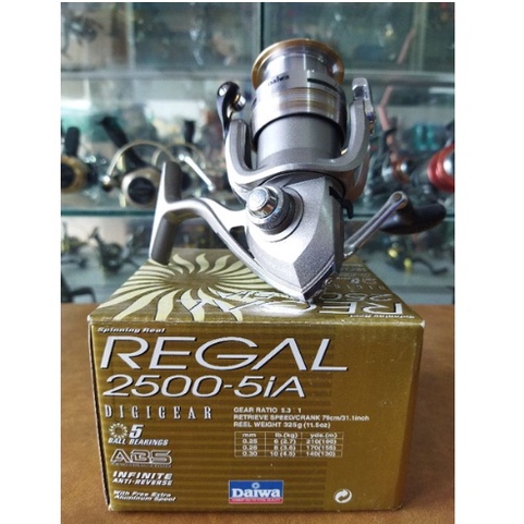 DAIWA REGAL 2500 5iA SPINNING REEL | Shopee Malaysia