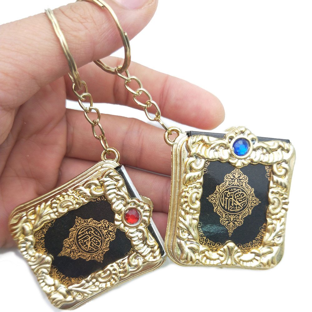 Islamic Muslim Mini Al-Quran Rantai Kunci Mini al quran Key Chain Koran ...
