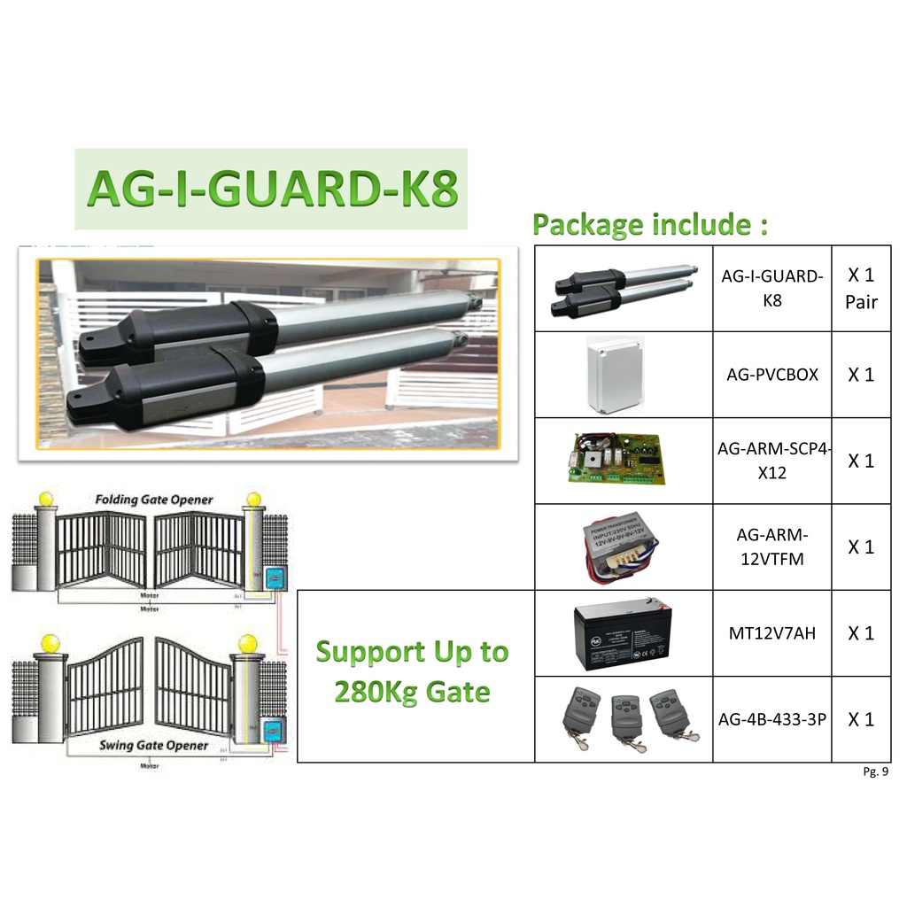 Auto Gate System Package , 自动门系统配套 | Shopee Malaysia