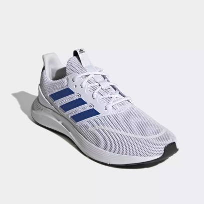 Adidas Running Energyfalcon Shoes Men White Blue Stripe FW2382 UK Size ...