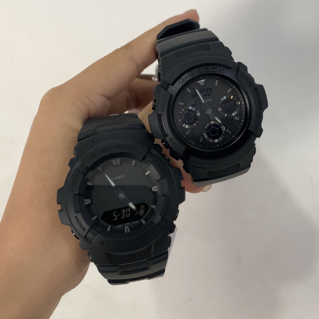 G shock analog online black