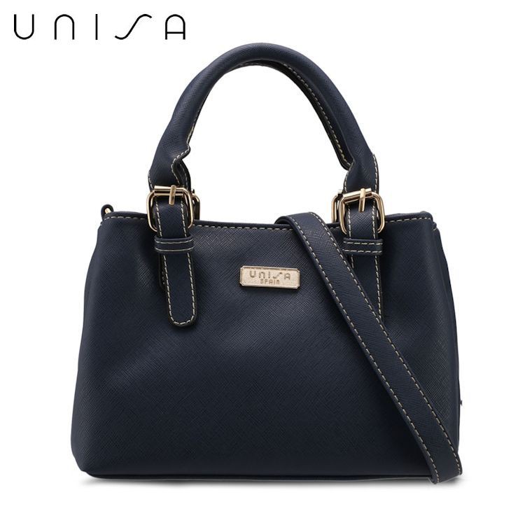 UNISA Saffiano Multi Compartment Convertible Top Handle Bag Shopee Malaysia