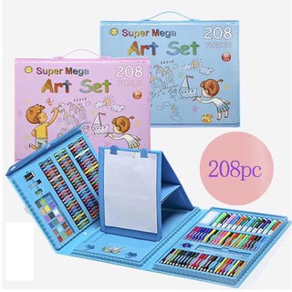 208 Pcs Kids Painting Pen Set Crayon Kids Drawing Art Set Colour Pencil  Water Colour Set Pensil Warna