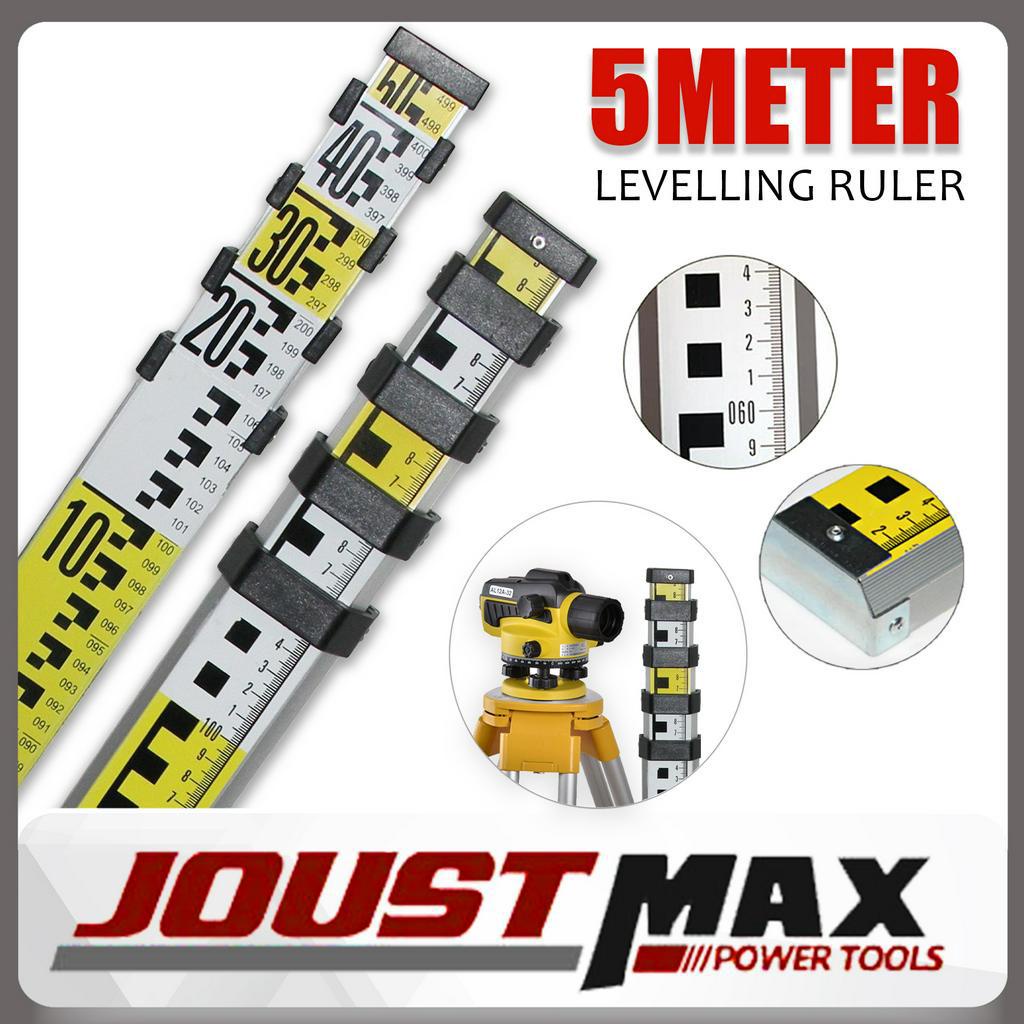 5M Aluminium Levelling Rod Surveying Ruler Level Staves | Shopee Malaysia