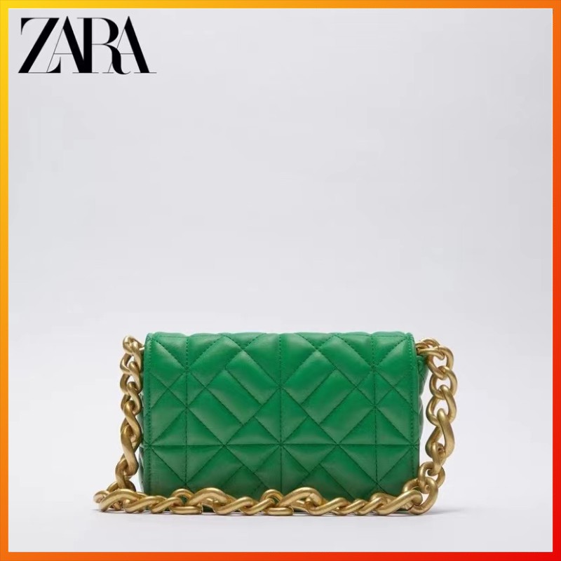 ZARA quilted shoulder bag with chain Shopee Malaysia