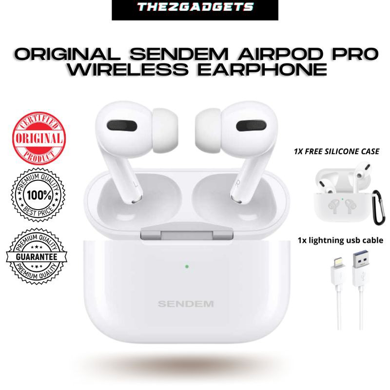 Original Sendem tws pro Bluetooth v5.0 noise reduction Shopee