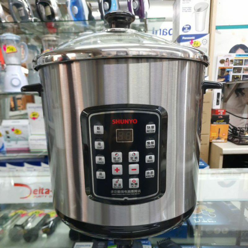 Shunyo multi cooker with stainless steel inner pot and ceramic