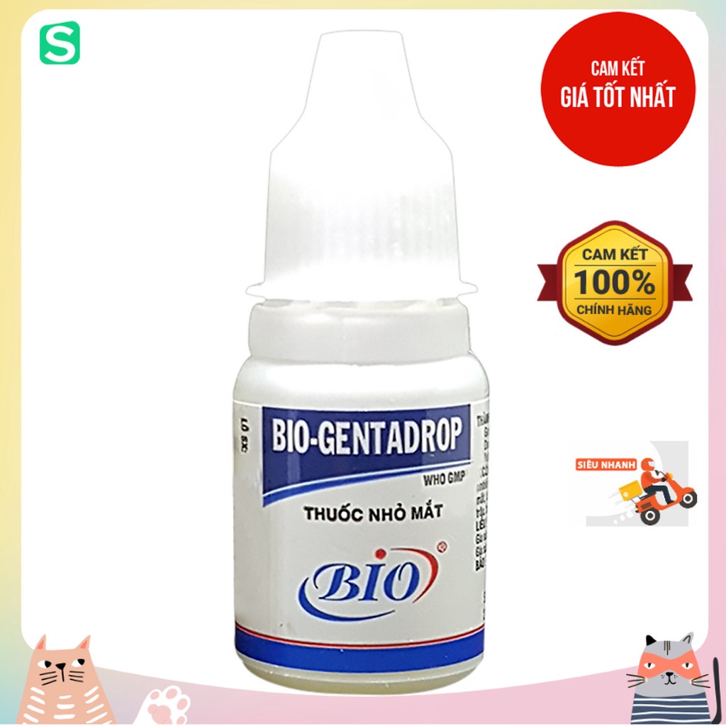Bio Gentadrop Eye Drops For Cat And Dog Eye Inflammation Treatment