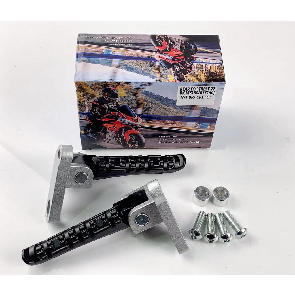 HONDA RS150R RS150 RSX FOOTREST FOOT REST REAR FOOTREST BELAKANG SET