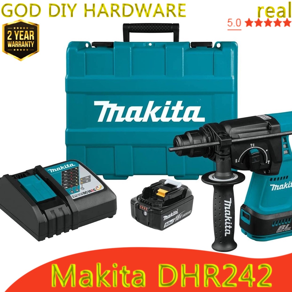 Makita hammer best sale drill dhr242