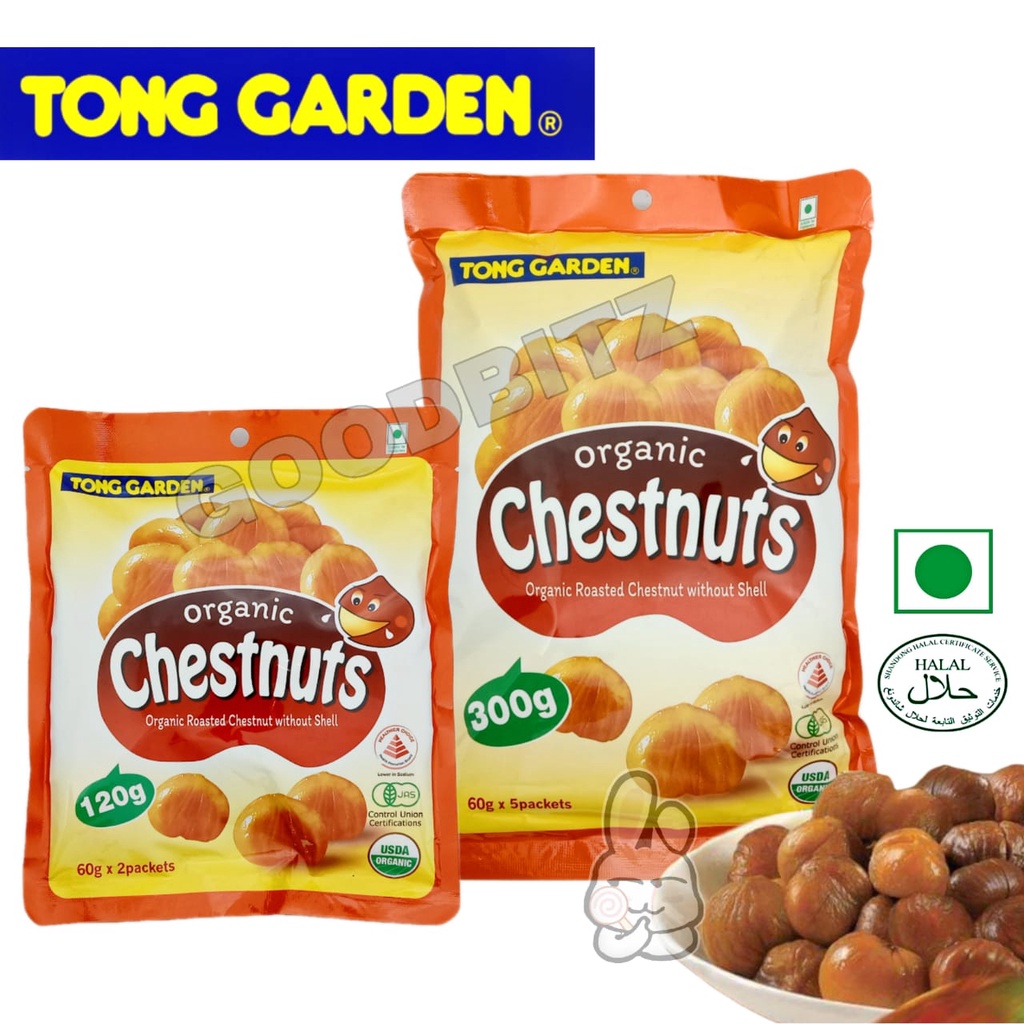 Tong Garden Oraganic Roasted Chestnuts Without Shell / Peeled Chestnut