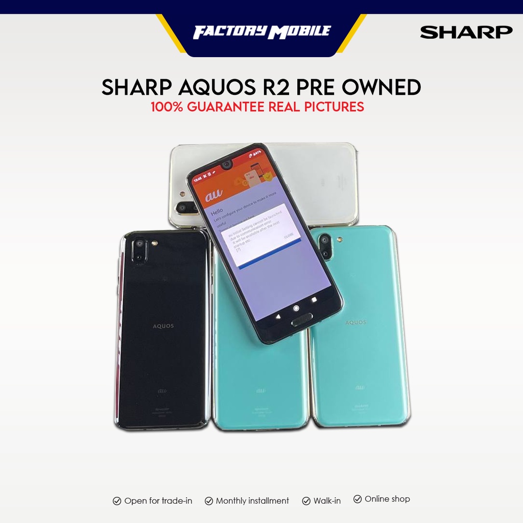 Sharp Aquos R2 SHV42 4GB ram 64GB rom Qualcomm Snapdragon 845