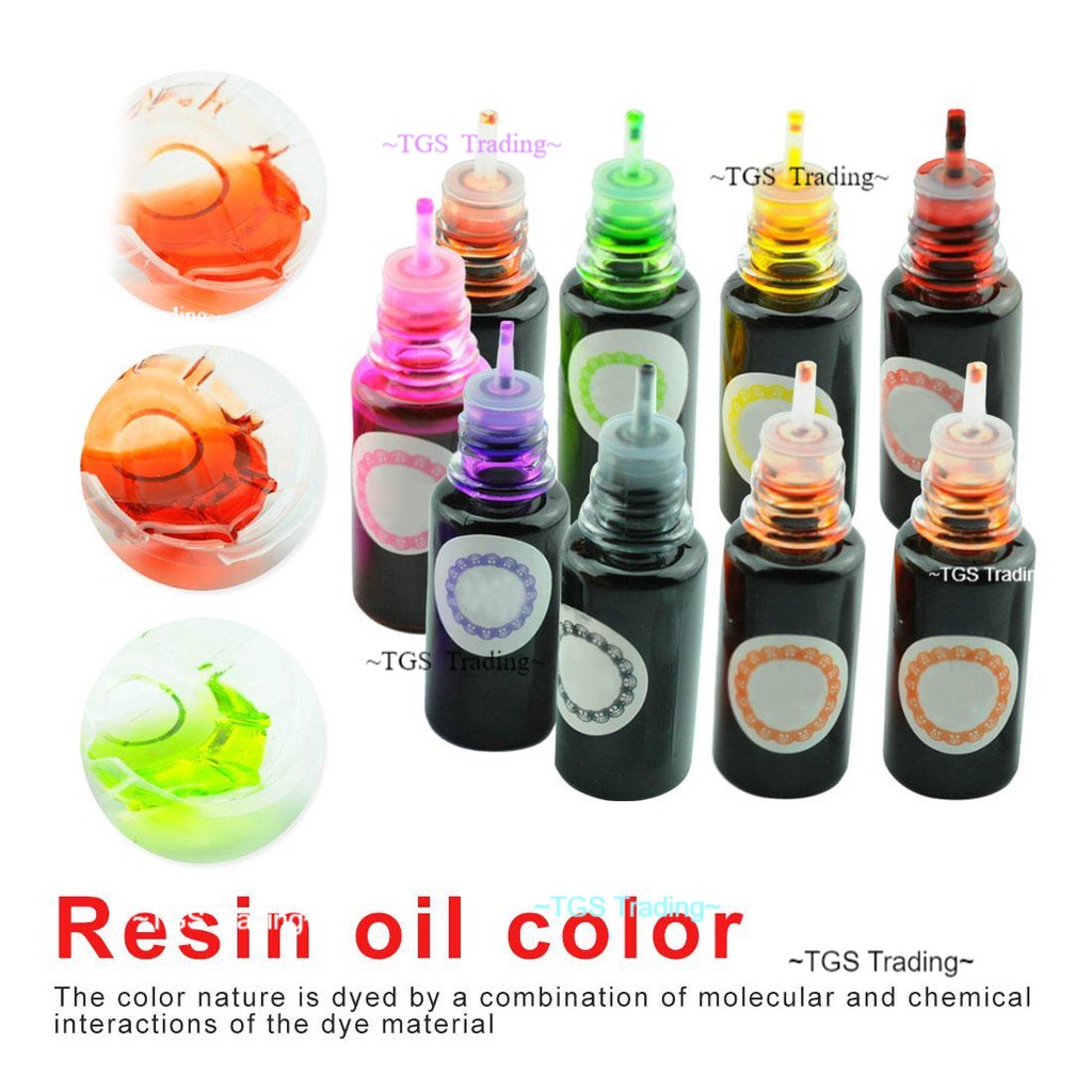 TGS Transparent Color Fine Dyeing Pigment for resin | Shopee Malaysia