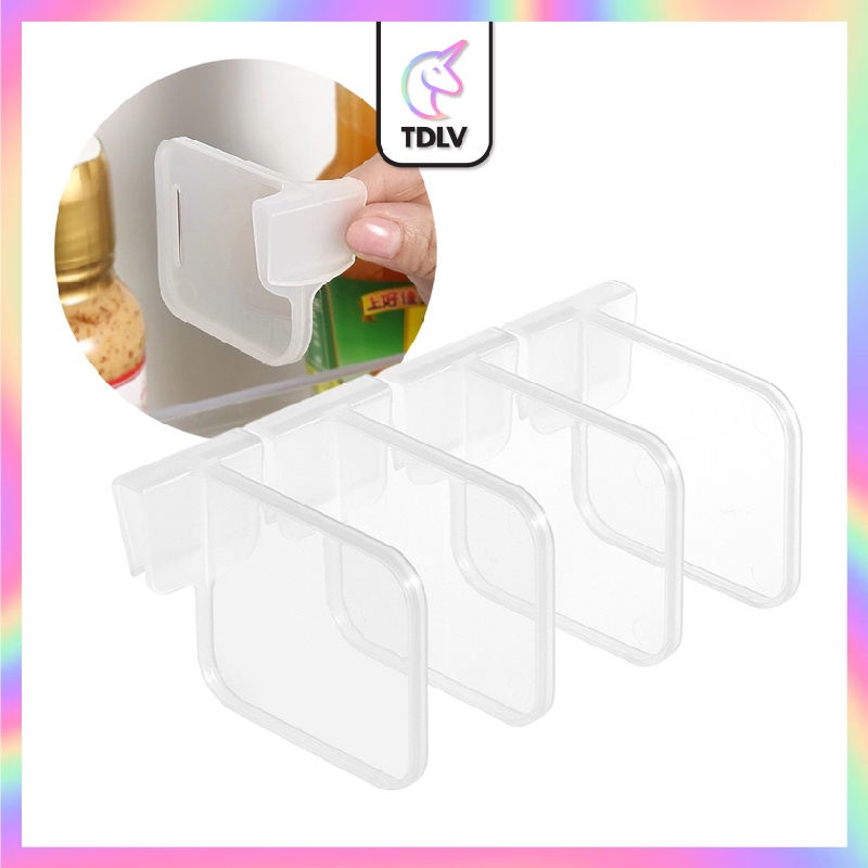 TDLV 1Pcs Refrigerator Dividers Snapon Separator Fridge Space