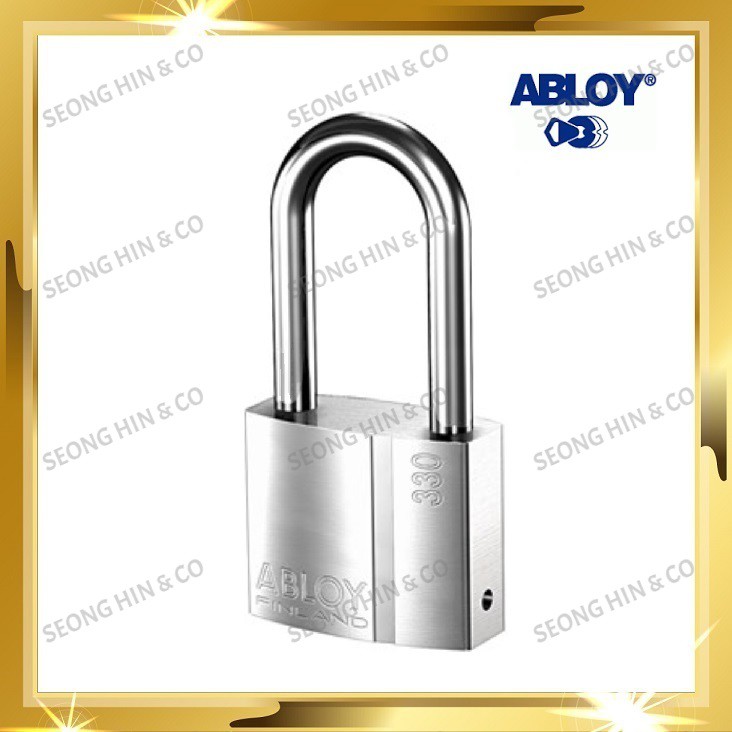 ABLOY GENUINE PL330/50 48MM MEDIUM STRENGHT BRASS PADLOCK (FINLAND ...