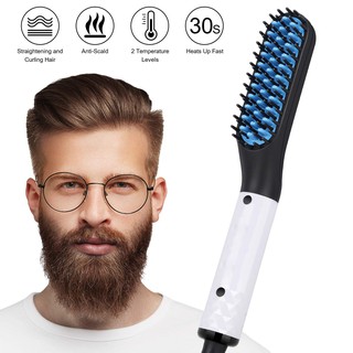 Straightener brush for men sale