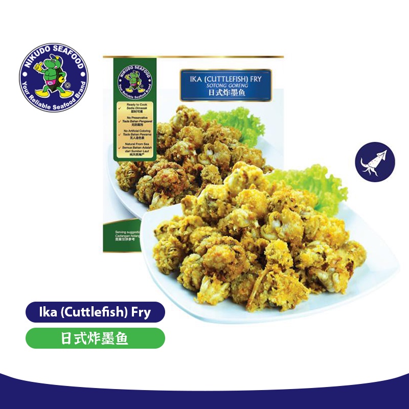 Nikudo Ika (Cuttlefish) Fry 日式炸墨鱼 Frozen Food Seafood Nikudo 海鲜 ...