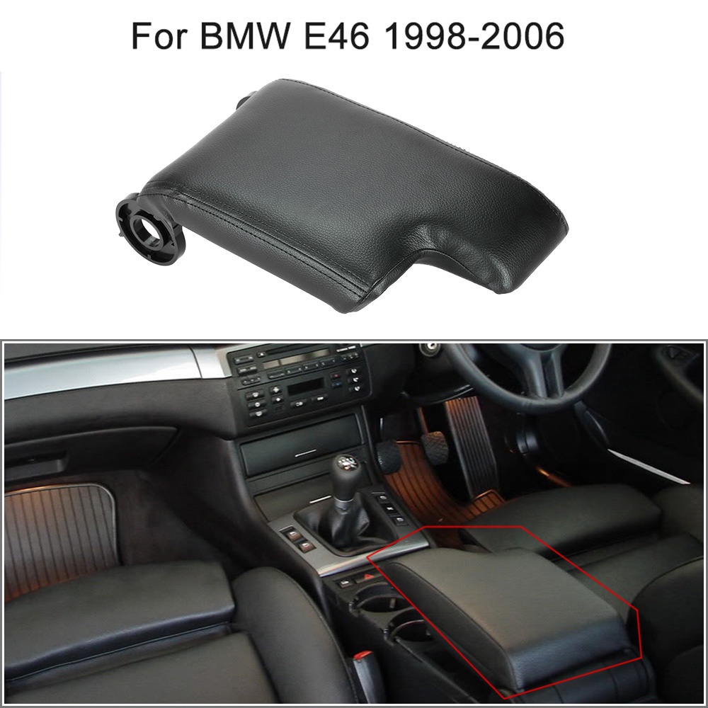 Car Center Console Armrest Cover Replacement Kit for BMW E46 19982006 Left Driver Shopee Malaysia